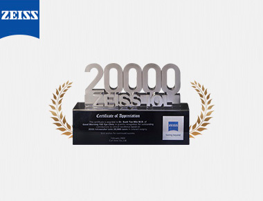 백태민원장 - ZEISS 백내장인공렌즈삽입술 국내최초1만건달성